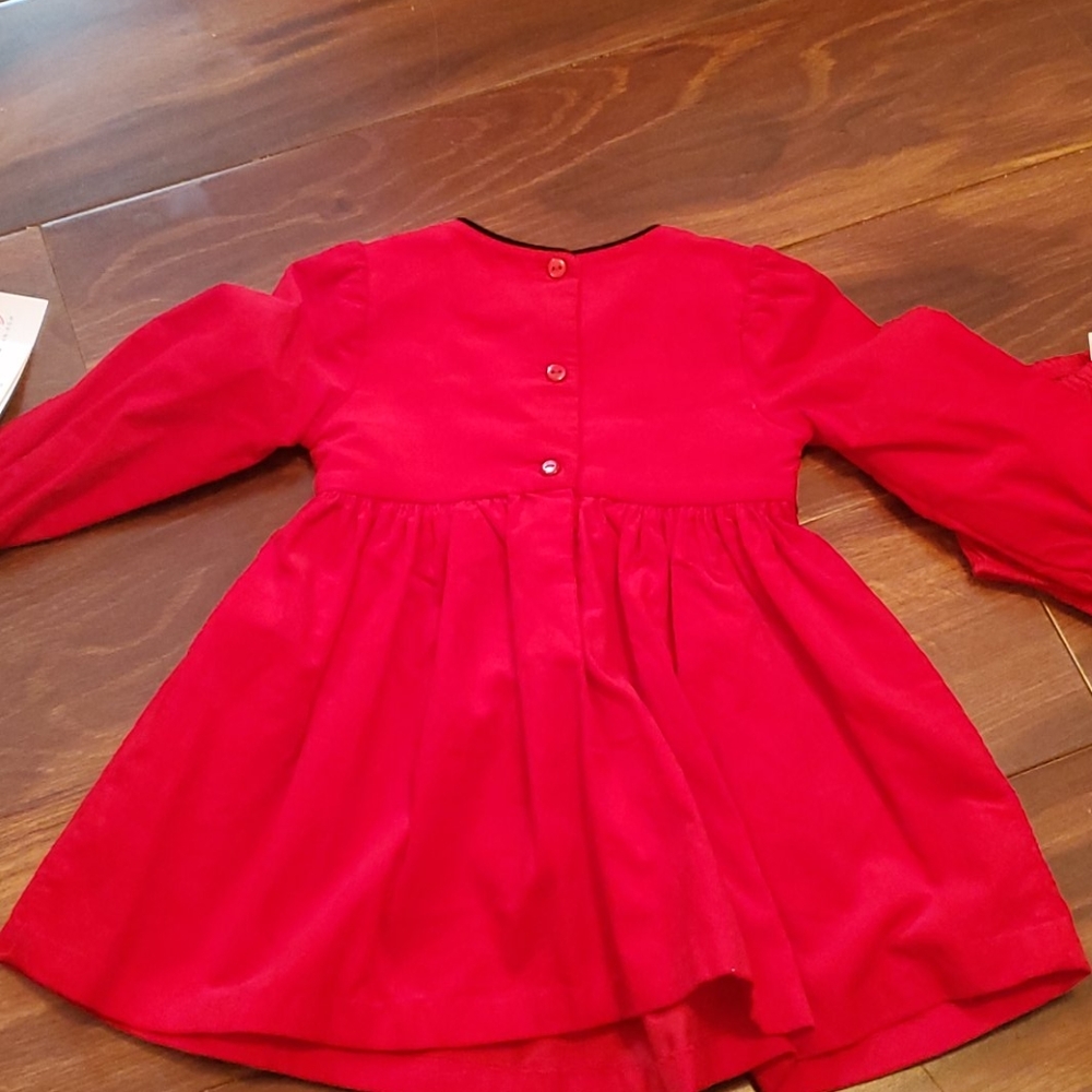 Bonnie Baby Christmas Dress Size 18M - Picture 3 of 4